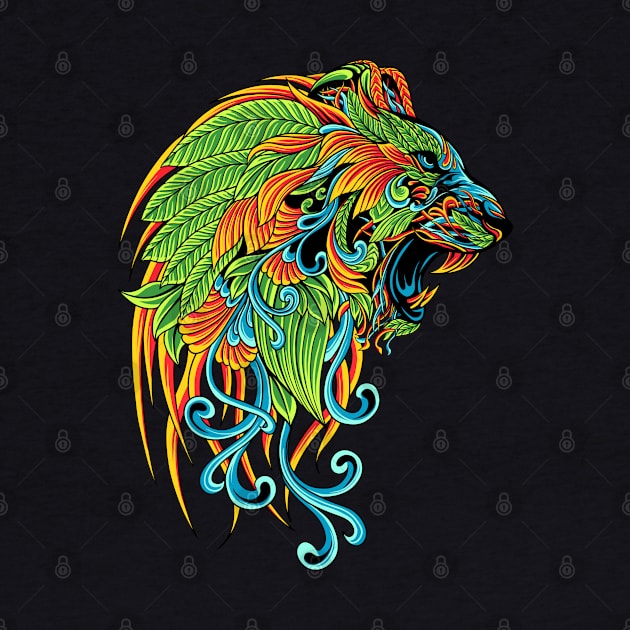 Lion Ornate by Tuye Project